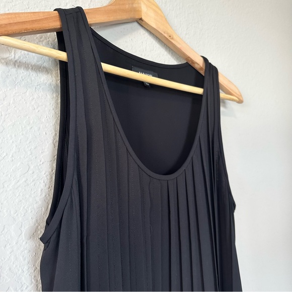 Aritzia Babaton Ilja Pleated Black Dress in Black - Picture 8 of 11